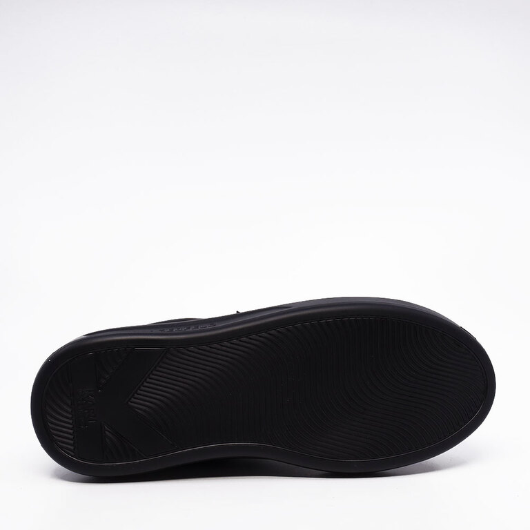 Women's Karl Lagerfeld Kapri Karl NFT black leather sneakers 2057DP62576N