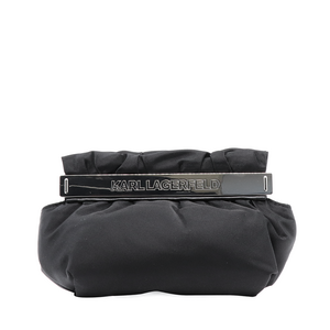 Karl Lagerfeld women clutch bag in black fabric 2064PLS63102N
