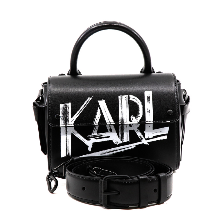 Karl Lagerfeld women bag in black leather 2062POSP63007N