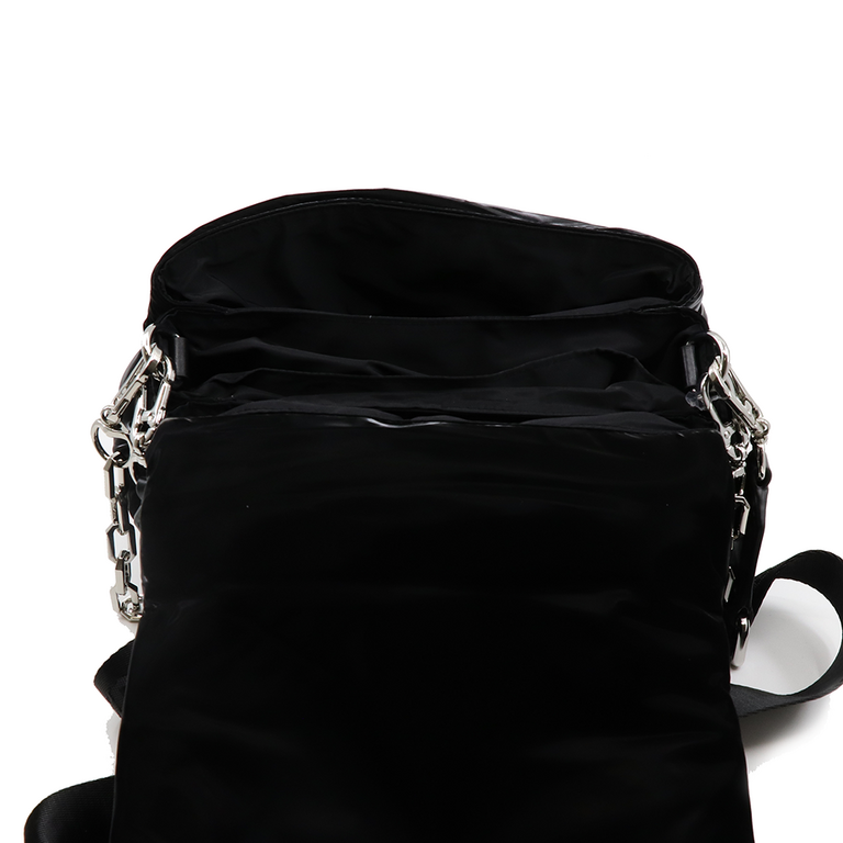 Karl Lagerfeld women satchel bag in black re-nylon 2062POSS63064N