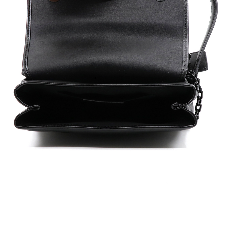 Karl Lagerfeld women satchel bag in black leather 2062POSP53060N