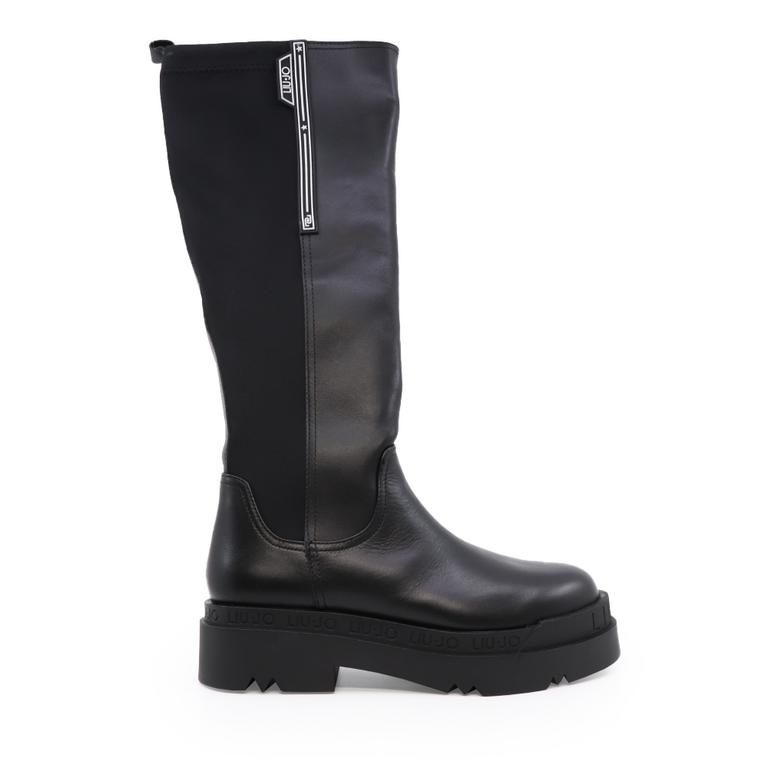 Liu Jo women LOVE boots in black faux leather 3254DC2173N