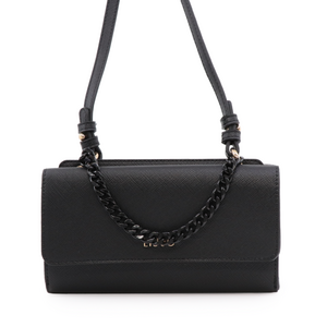 Liu Jo clutch bag in black faux leather 3254PLS2154N