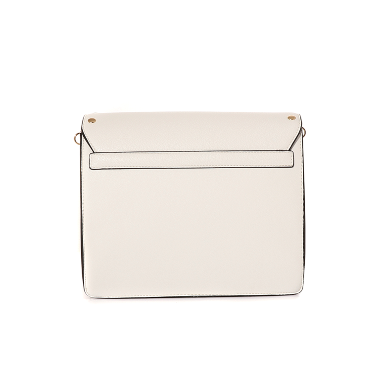 Love Moschino white stachel bag in faux leather 2321POSS40431A