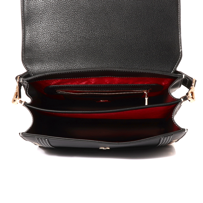 Love Moschino black stachel bag in faux leather 2321POSS40431N
