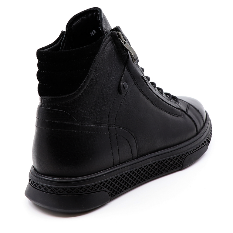 Luca di Gioia men boots in black leather 2092BG10934N