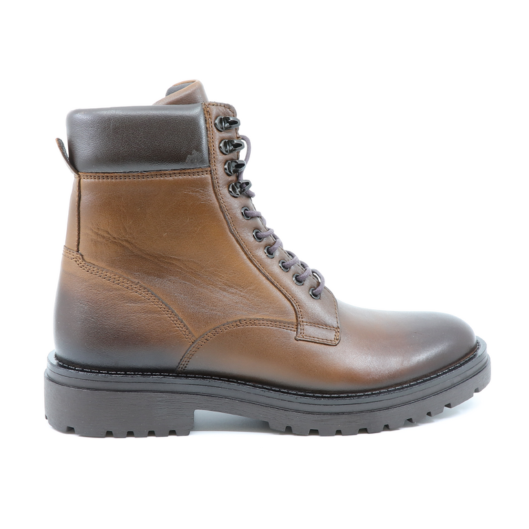 Luca di Gioia men boots in brown leather 2092BG10922M