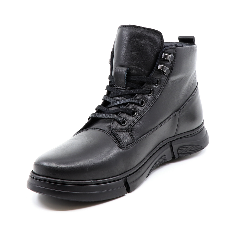 Luca di Gioia men boots in black leather 2092BG10918N