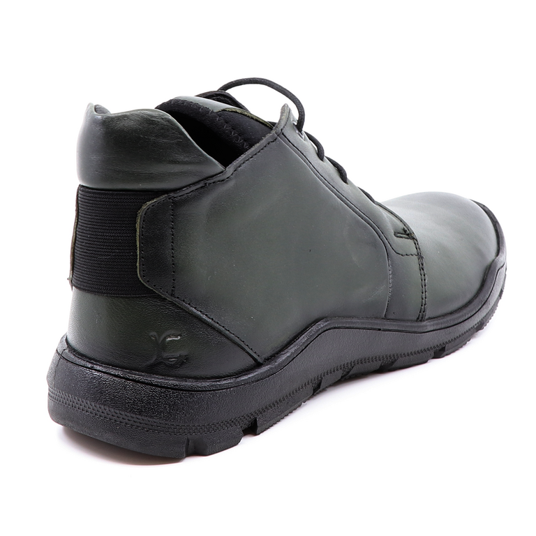 Luca di Gioia men boots in green leather 2092BG10852V