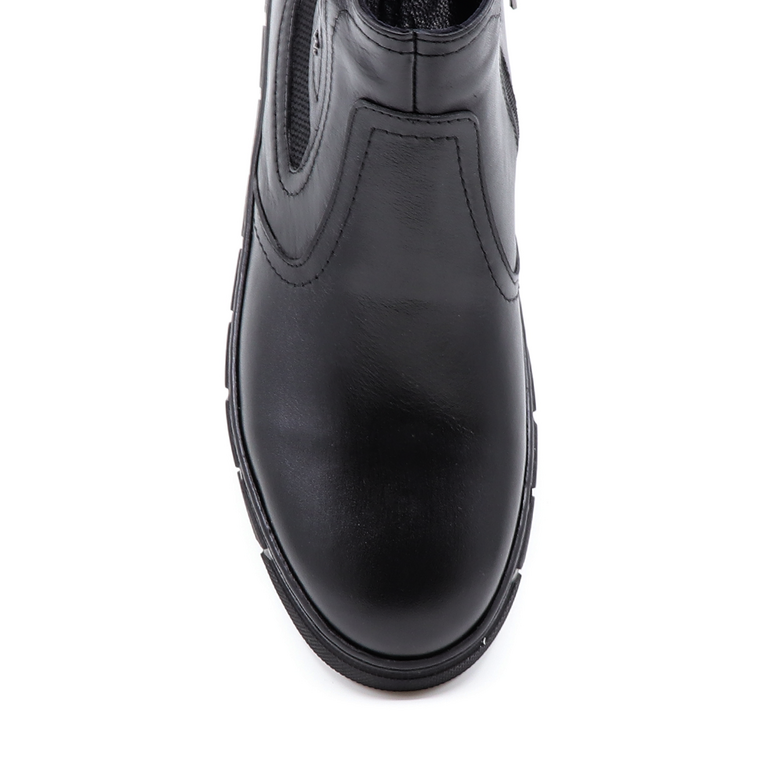 Luca di Gioia men chelsea boots in black leather 2092BG10750N