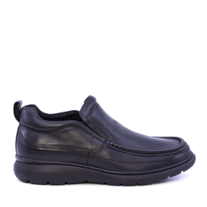 Ghete tip slip on bărbați  Luca di Gioia negre din piele 1132BG25319N