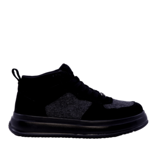 Sneakers high top bărbați Luca di Gioia negri 3912BG097N