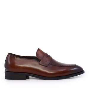 Pantofi loafers bărbați Luca di Gioia maro din piele 2931BP0811TDM