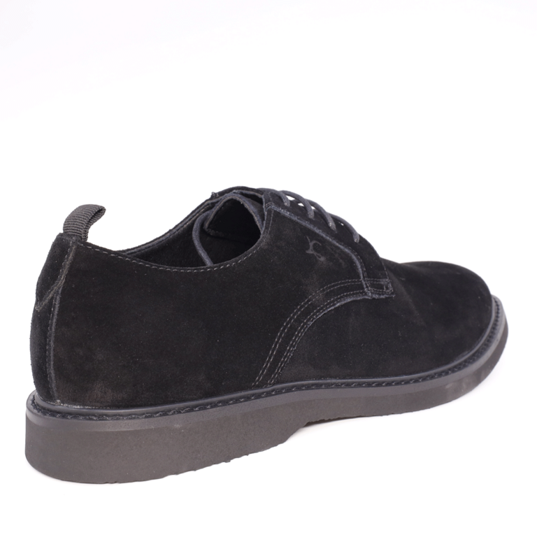 Pantofi bărbati Luca di Gioia negri  din piele întoarsă 3856BP004VN 