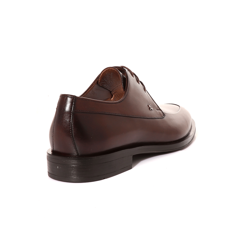 Luca di Gioia men derby Shoes in brown leather 3681BP2429M