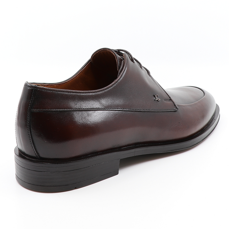 Pantofi derby bărbați Luca di Gioia maro din piele 3684BP2429M