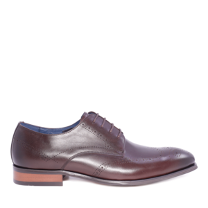 Pantofi derby bărbați Luca di Gioia maro din piele naturală 1796BP19370M