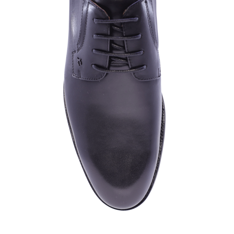 Pantofi derby bărbați Luca di Gioia negri din piele 1656BP221970N
