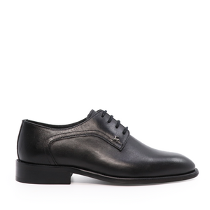 Luca di Gioia men derby shoes in black genuine leather 3685BP6215N