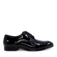 Luca di Gioia Men's Black Leather Derby Shoes 1797BP2026N