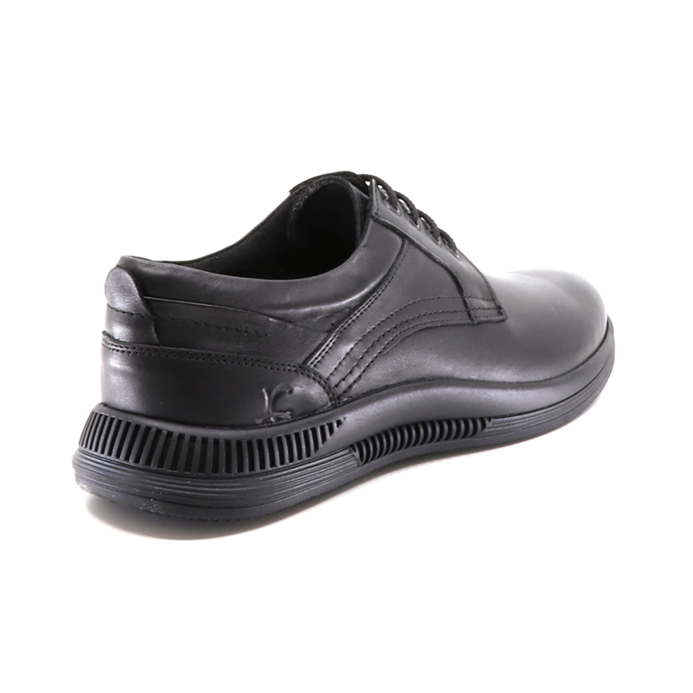 Luca di Gioia men derby shoes in black leather 2092BP10863N