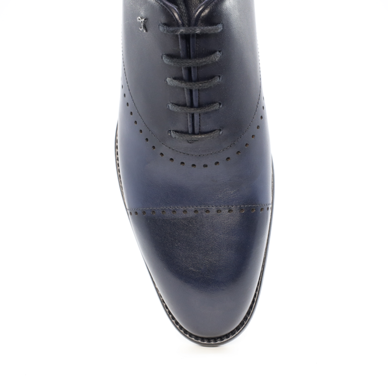 Luca di Gioia men oxford shoes in navy genuine leather
3685BP1244BL