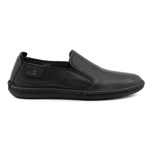 Pantofi slip-on bărbați Luca di Gioia negri din piele 2093BP12008N