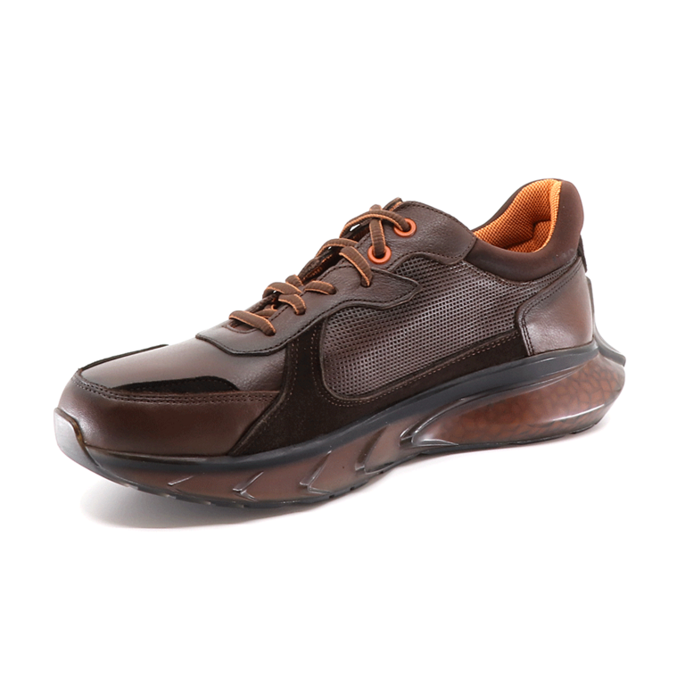 Luca di Gioia men sneakers in brown leather 2092BP10950M