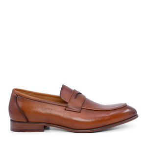Pantofi tip loafer bărbați Luca di Gioia cognac din piele 1797BP2025CO