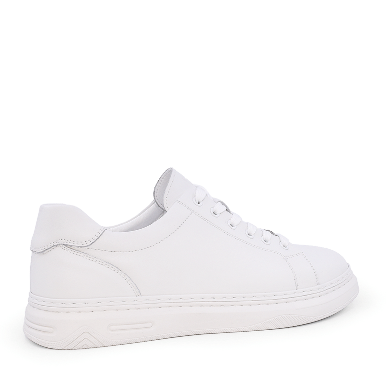 Luca di Gioia Men's White Leather Sneakers 3917BP455A
