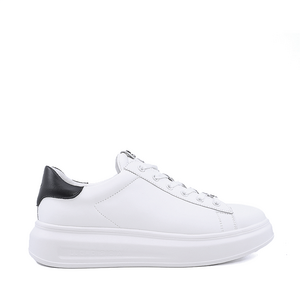 Luca di Gioia Men's White Leather Sneakers 3917BP660A