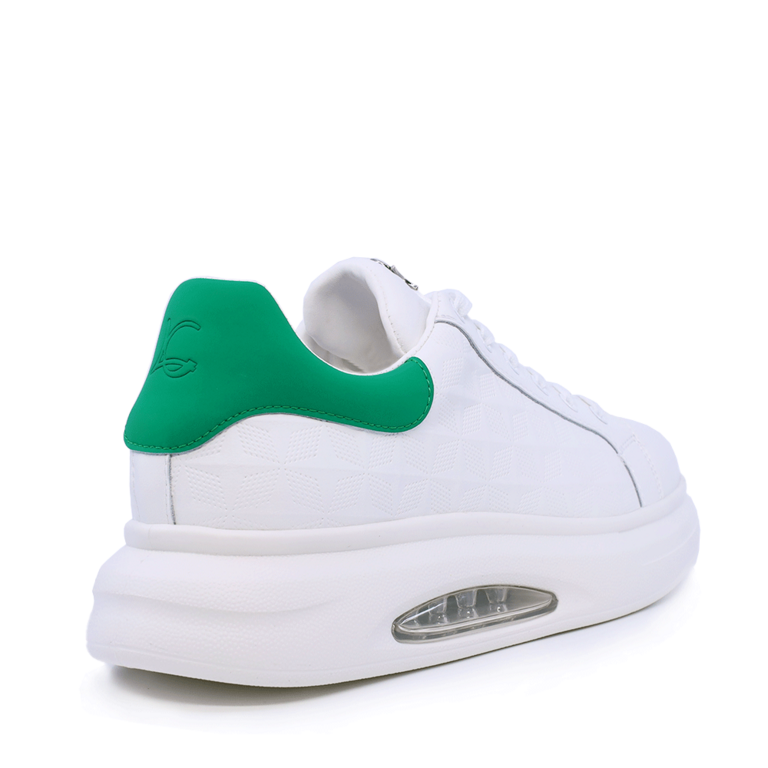 Sneakers de bărbați Luca di Gioia albi din piele 3917BP870A