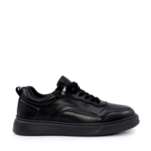 Luca di Gioia Black Leather Men's Sneakers 3917BP466N