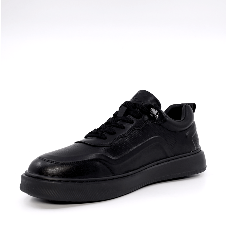 Sneakers de bărbați Luca di Gioia negri din piele 3917BP466N