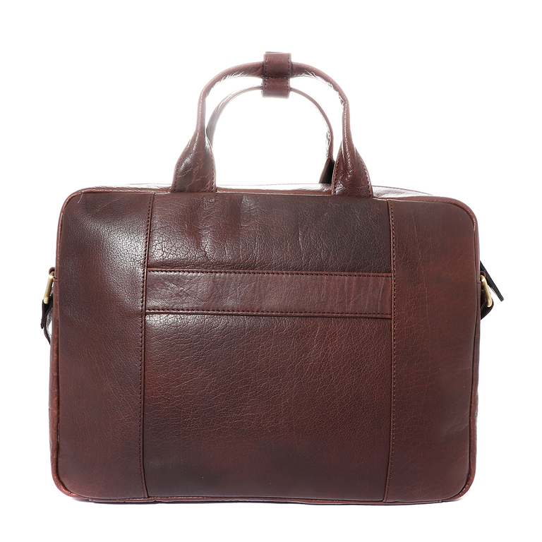 Luca di Gioia men suitcase in brown leather 2082SERV7678M 