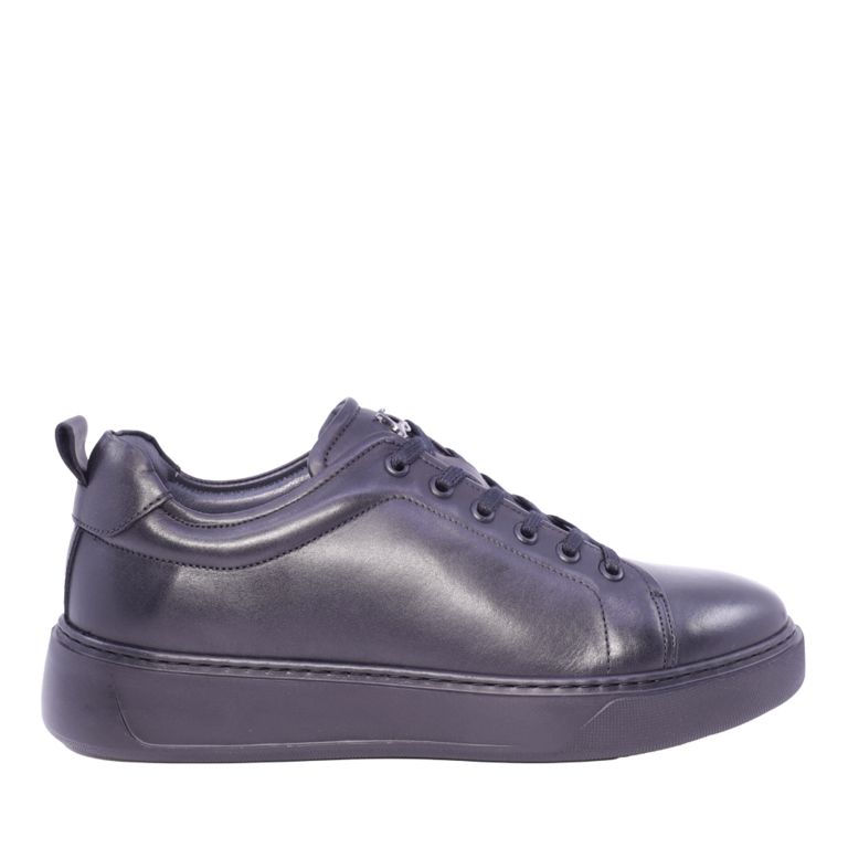 Luca di Gioia men sneakers in black leather 2306BP38601N