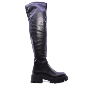Luca di Gioia black women's boots, made of leather and synthetic material, model 1156DC4221N