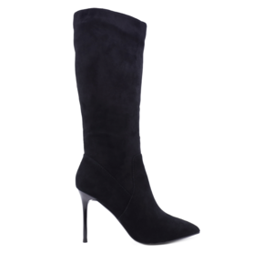 Women black Luca di Gioia boots made of suede and synthetic materials with high heel  3846DC121VN