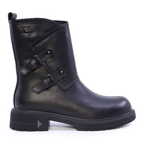 Ghete biker femei Luca di Gioia negre din piele 1292DG 1164N