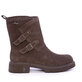 Ghete biker femei Luca di Gioia negre din piele 1292DG 1164N 1292dg1164n