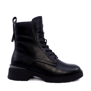 Ghete femei Luca di Gioia negre din piele  1150dg2490n
