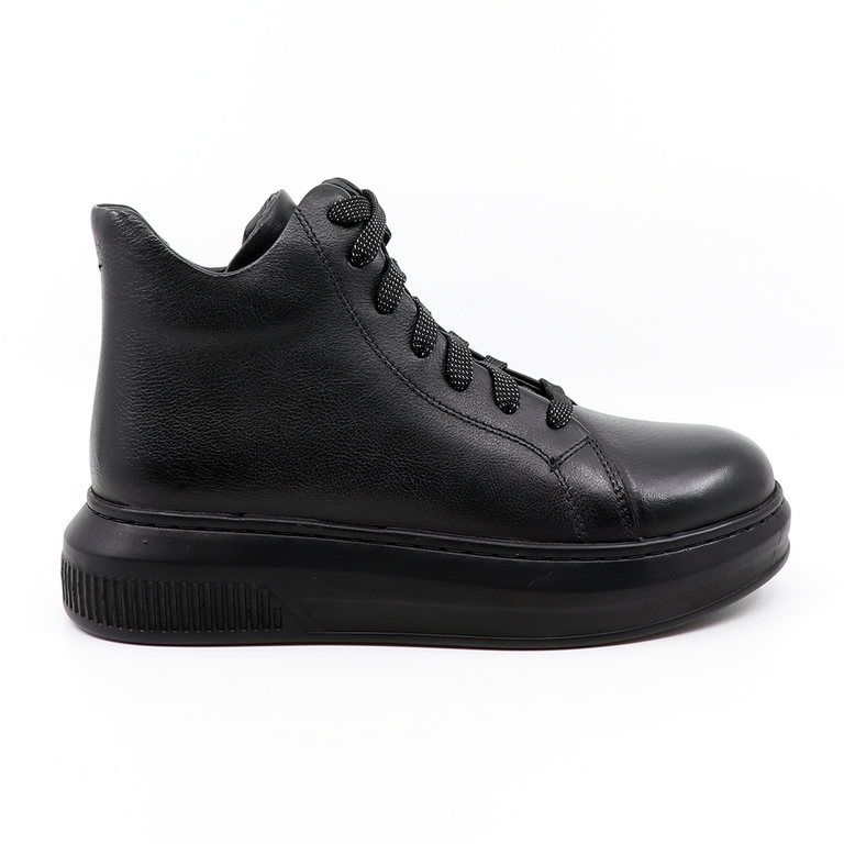 Luca di Gioia women boots in black leather 2302DG71410N