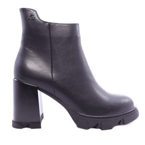 Luca di Gioia black women's ankle boots, made of leather, with high heel, model 1156DG3846N