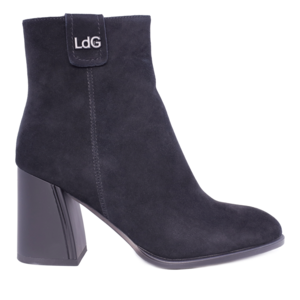 Women's boots, Luca di Gioia brand, black color, made of suede, with high heel, model 1266DG6630VN.