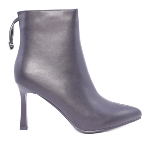 Women's boots, Luca di Gioia brand, black color, made of genuine leather, with high heel, model 1266DG6730N.