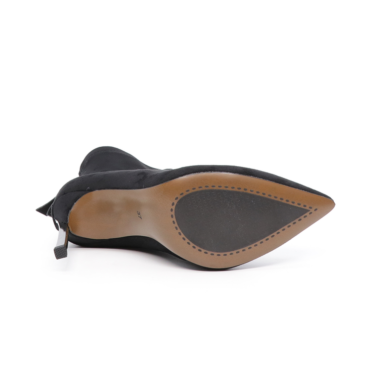 Luca di Gioia high heel boots in black stretch fabric 3844DC001VN