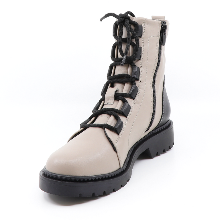 Luca di Gioia women boots in taupe nappa leather 1812DG1540TA