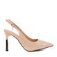 Pantofi stiletto slingback femei Luca di Gioia negri din piele lăcuită  1261dd7074ln