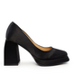 Pantofi cu platformă femei Luca di Gioia fuchsia din satin cu toc 3845DP106RAFU