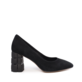 Luca di Gioia taupe leather women's medium heel shoes 1267DP1310TA